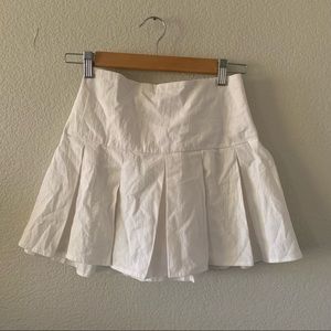 Urban romantics pleated mini skirt